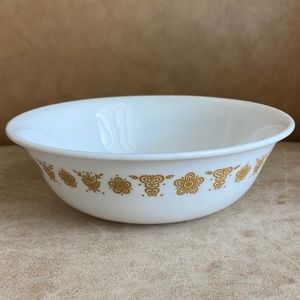 Corelle Livingware by Corning Butterfly Gold Cereal Bowls 6 1/4" Set of 3
